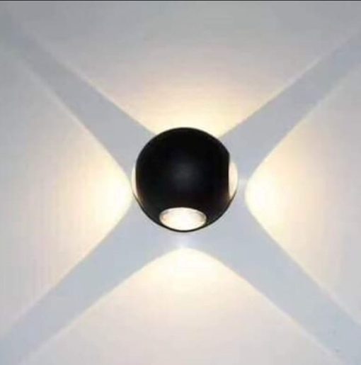 4-Sided Outdoor COB Wall Light