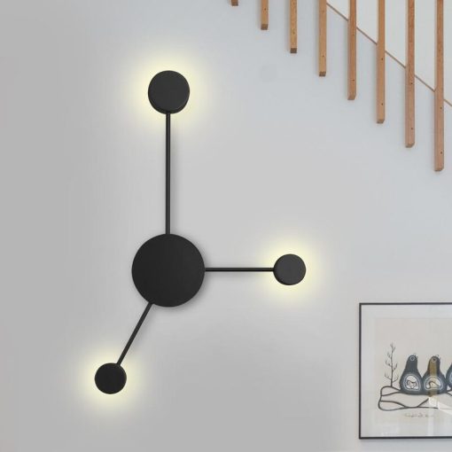 3 Heads Nordic Geometric Wall Light