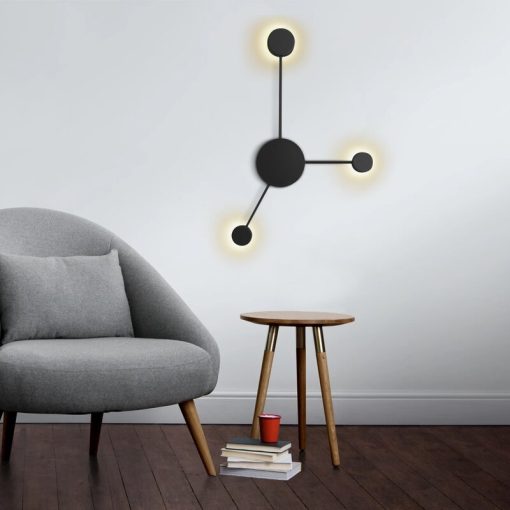 3 Heads Nordic Geometric Wall Light