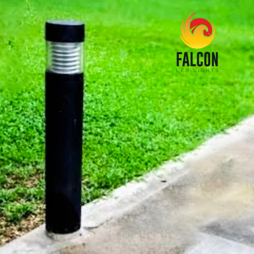 Aluminum Garden Bollard Light Black