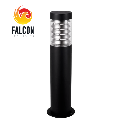 Aluminum Garden Bollard Light Black